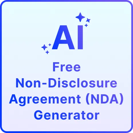 Free AI NDA Generator Online, AI Non Disclosure Agreement Maker